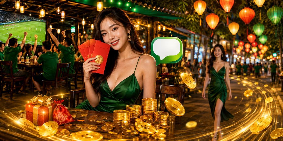 Người dùng Hà Nội nhận thưởng và chơi game trên điện thoại tại quán cà phê